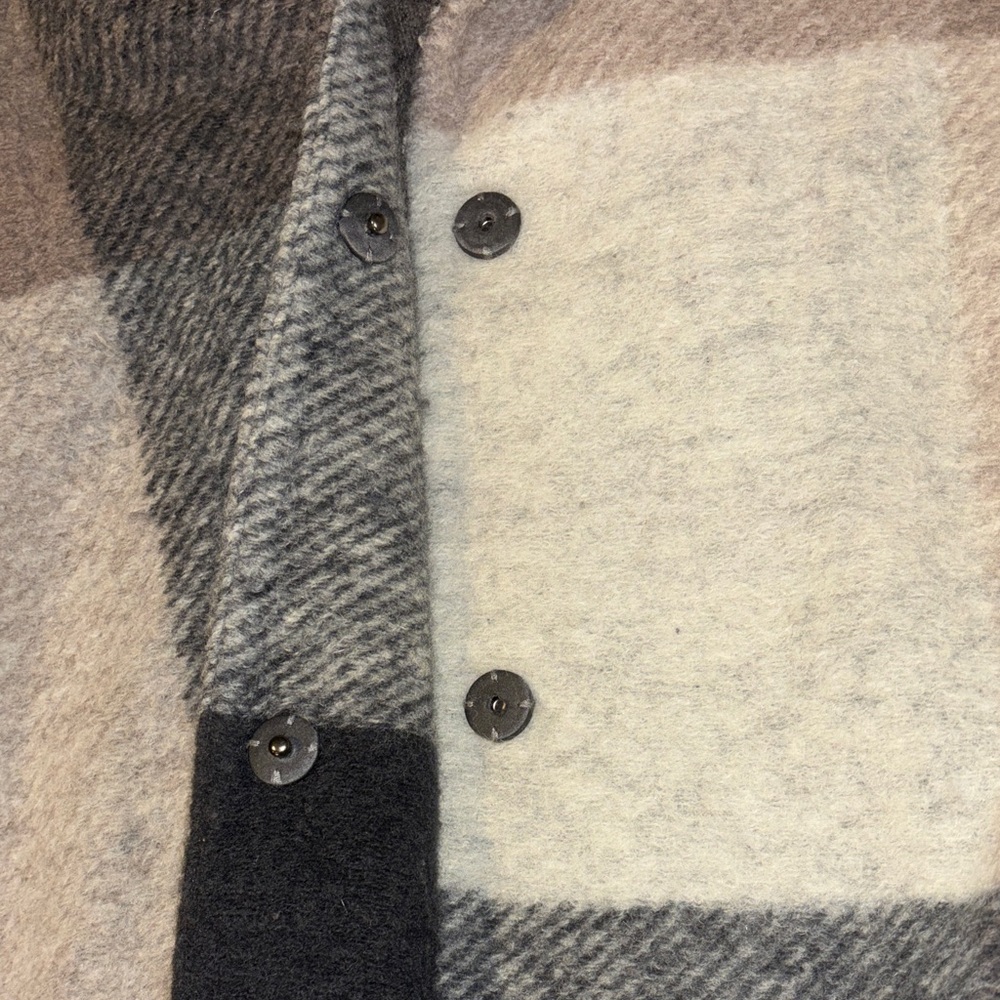 MERCER & MADISON Chic Plaid Wool Blend Jacket in Women’s size small - Picture 11 of 11